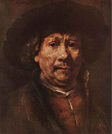 REMBRANDT Harmenszoon van Rijn Little Self-portrait Norge oil painting art